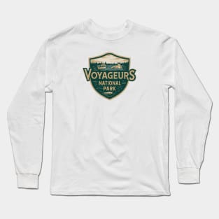 Vintage Retro Voyageurs National Park Minnesota Landscape Long Sleeve T-Shirt